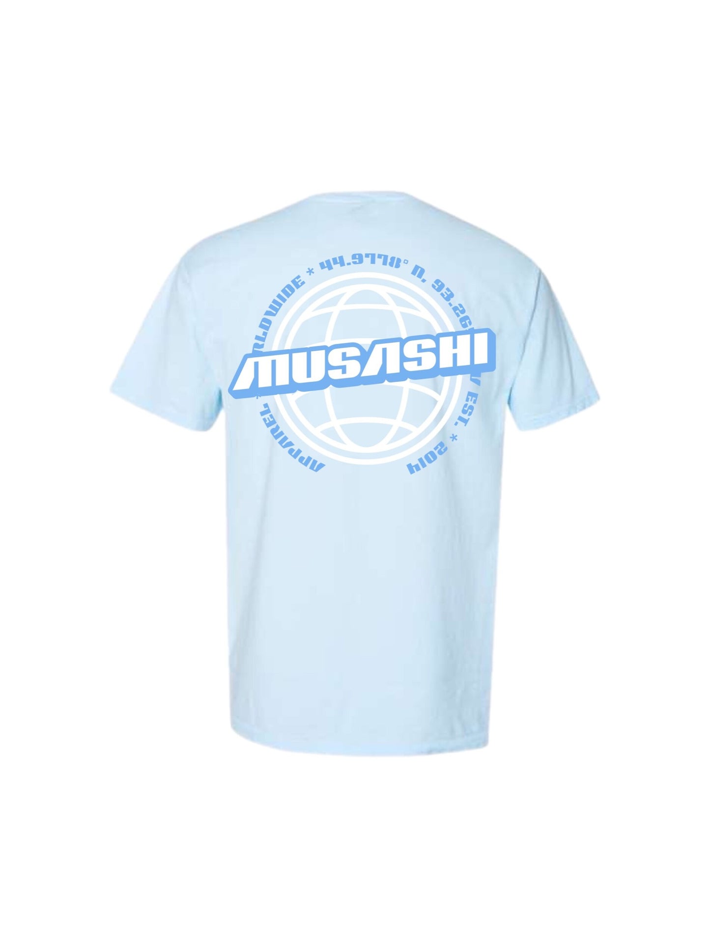 Musashi Worldwide Tee // Soothing Blue