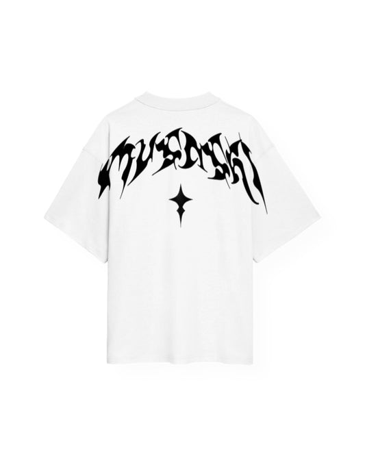 Obsidian Tee // White